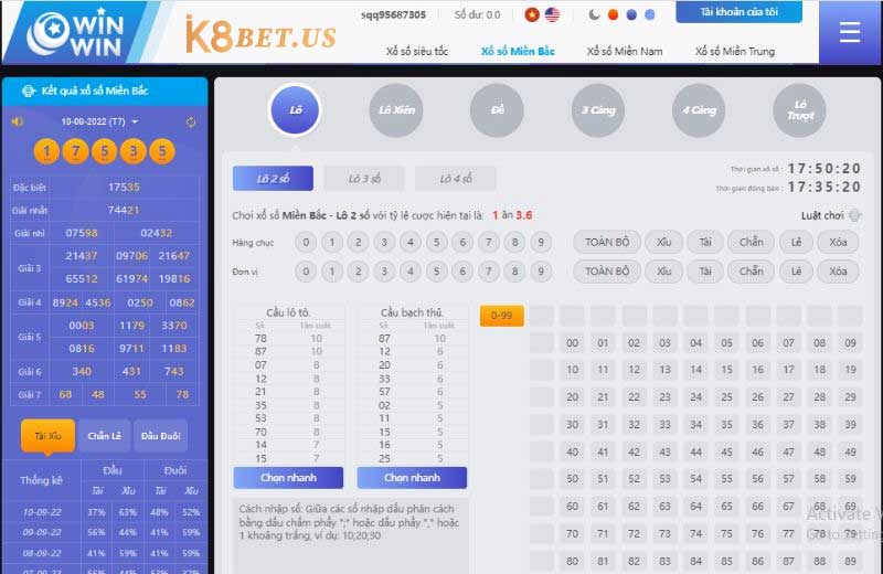 Điểm hấp dẫn sổ xố k8bet